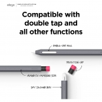 elago Classic Serisi Apple Pencil 2 Silikon Klf-Dark Grey