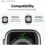 elago Duo Apple Watch 7 Koruyucu Klf (41mm)-White