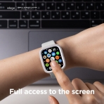 elago Duo Apple Watch 7 Koruyucu Klf (41mm)-White