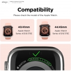 elago Duo Apple Watch 7 Koruyucu Klf (41mm)-Rose Gold