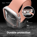 elago Duo Apple Watch 7 Koruyucu Klf (41mm)-Rose Gold