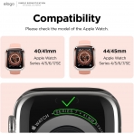 elago Duo Apple Watch 7 Koruyucu Klf (45mm)-Rose Gold