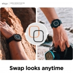 elago Duo Apple Watch Ultra 2. Nesil 49mm Bumper Klf-Black/ Orange