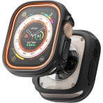 elago Duo Apple Watch Ultra 2. Nesil 49mm Bumper Klf-Black/ Orange