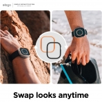 elago Duo Apple Watch Ultra 2. Nesil 49mm Bumper Klf-White/ Orange