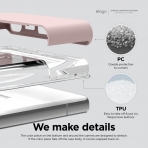 elago Glide Armor Serisi Galaxy S23 Ultra Klf-Clear Lovely Pink