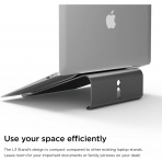 elago L3 Alminyum Laptop Stand-Dark Grey