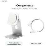 elago Qi2 Kablosuz arj Stand-White