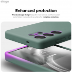 elago Samsung Galaxy S25 Ultra Silikon Klf-Midnight Green