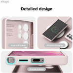 elago Samsung Galaxy S25 Ultra Silikon Klf-Lovely Pink