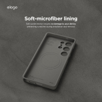 elago Samsung Galaxy S25 Ultra Silikon MagSafe Klf-Medium Grey 