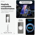 elago Samsung Galaxy S25 Ultra Silikon MagSafe Klf-Medium Grey 