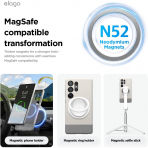 elago Samsung Galaxy S25 Ultra Silikon MagSafe Klf-Stone Grey