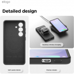 elago Samsung Galaxy S26 Plus Magnetic Silicone K�l�f-Black