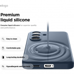 elago Samsung Galaxy S26 Plus Magnetic Silicone K�l�f-Jean Indigo