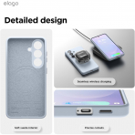 elago Samsung Galaxy S26 Plus Magnetic Silicone K�l�f-Light Blue