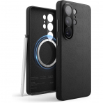 elago Samsung Galaxy S26 Ultra Manyetik Deri K�l�f-Black