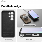 elago Samsung Galaxy S26 Ultra Manyetik Deri K�l�f-Black