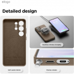 elago Samsung Galaxy S26 Ultra Manyetik Deri K�l�f-Taupe