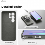 elago Samsung Galaxy S26 Ultra Magnetic Silicone K�l�f-Medium Grey