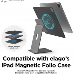 elago iPad in Tasarlanm Premium Manyetik Stand -Dark Grey