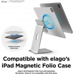 elago iPad in Tasarlanm Premium Manyetik Stand -Silver