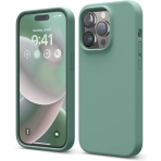 elago iPhone 14 Pro Silikon Klf-Midnight Green