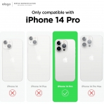 elago iPhone 14 Pro Silikon Klf-Midnight Green