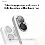 elago iPhone 16/16 Plus Kamera Koruyucu