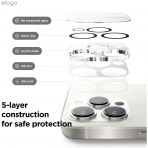 elago iPhone 16 Pro/16 Pro Max Kamera Koruyucu