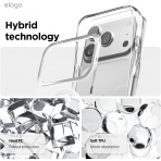 elago iPhone 18 Pro Manyetik Hibrit �effaf K�l�f-Clear