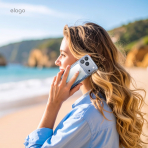 elago iPhone 18 Pro Manyetik Hibrit �effaf K�l�f-Clear