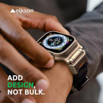 elkson Apple Watch Ultra 2.Nesil Kay -Stainless Steel
