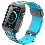 i-Blason Apple Watch 2 Unity Serisi Bumper Koruyucu Klf (38mm)-Blue