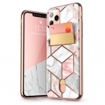 i-Blason Apple iPhone 11 Pro Cosmo Serisi Czdan Klf-Marble