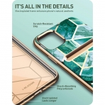 i-Blason Apple iPhone 11 Pro Cosmo Serisi Czdan Klf-Green