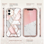 i-Blason Apple iPhone 12 Cosmo Serisi Klf-Marble
