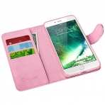 i-Blason Apple iPhone 7 Deri Czdan Klf-Dal-Pink