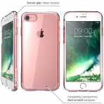 i-Blason Apple iPhone 7 Halo Serisi Klf-Rose Gold