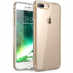 i-Blason iPhone 7 Plus Halo Serisi Klf-Clear-Gold