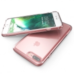 i-Blason iPhone 7 Plus Halo Serisi Klf-Clear-Rose Gold
