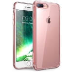 i-Blason iPhone 7 Plus Halo Serisi Klf-Clear-Rose Gold