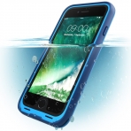 i-Blason Apple iPhone 7 Rugged Su Geirmez Klf-Blue