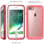 i-Blason Apple iPhone 7 Rugged Su Geirmez Klf-Pink