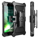 i-Blason Apple iPhone 8 Plus Kickstand Kemer Klipsli Klf-Black