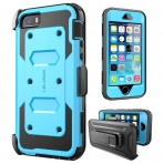i-Blason Apple iPhone SE/5S/5 Armorbox Holster Bumper Klf-Blue