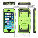 i-Blason Apple iPhone SE/5S/5 Armorbox Holster Bumper Klf-Green