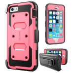 i-Blason Apple iPhone SE/5S/5 Armorbox Holster Bumper Klf-Pink