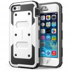 i-Blason Apple iPhone SE/5S/5 Armorbox Holster Bumper Klf-White