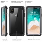 i-Blason Apple iPhone X Ares Bumper Klf-Black